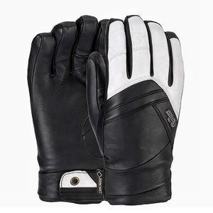 Pow Gore Tex Leather Snowboard and Ski Gloves